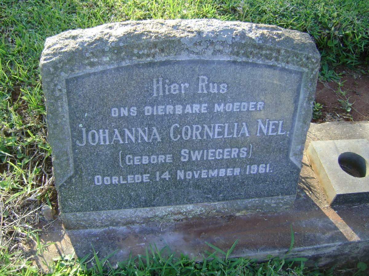 NEL Johanna Cornelia nee SWIEGERS 1961