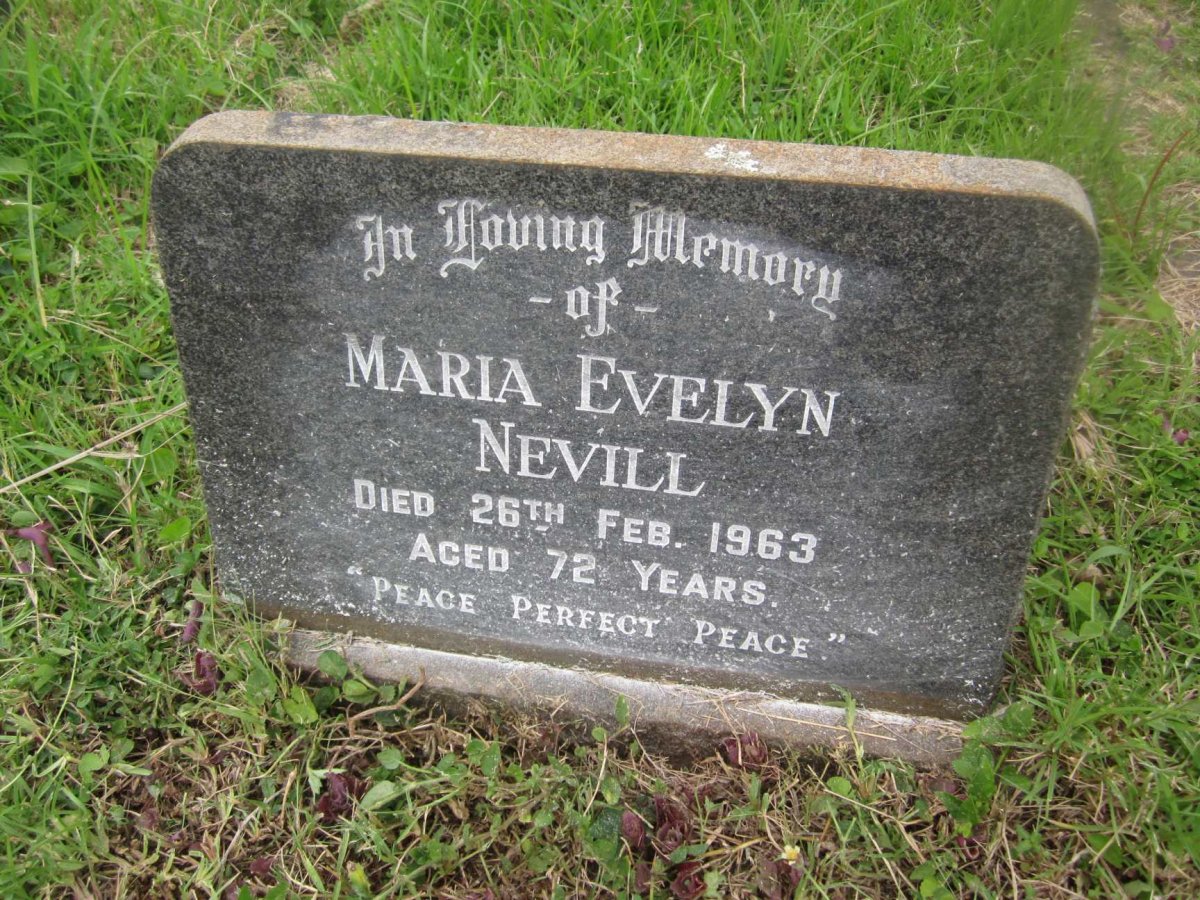 NEVILL Maria Evelyn  -1963