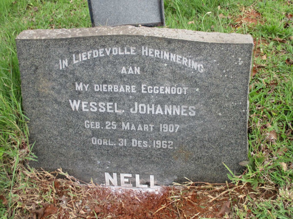 NELL Wessel Johannes 1907-1962