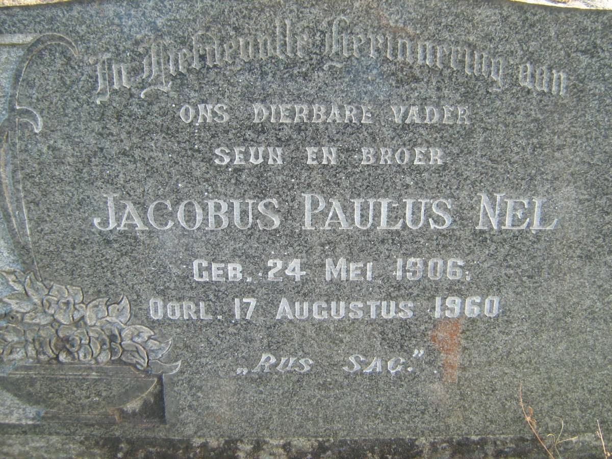 NEL Jacobus Paulus 1906-1960