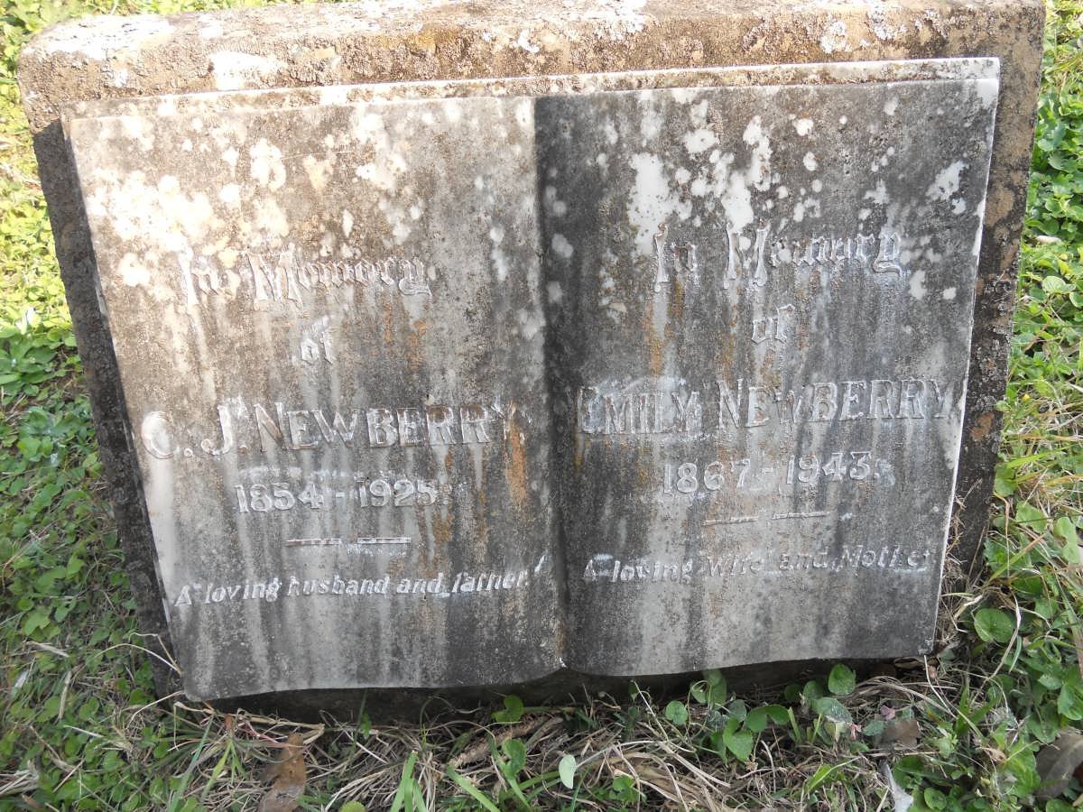 NEWBERRY G.J. -1925 &amp; Emily 1867-1943