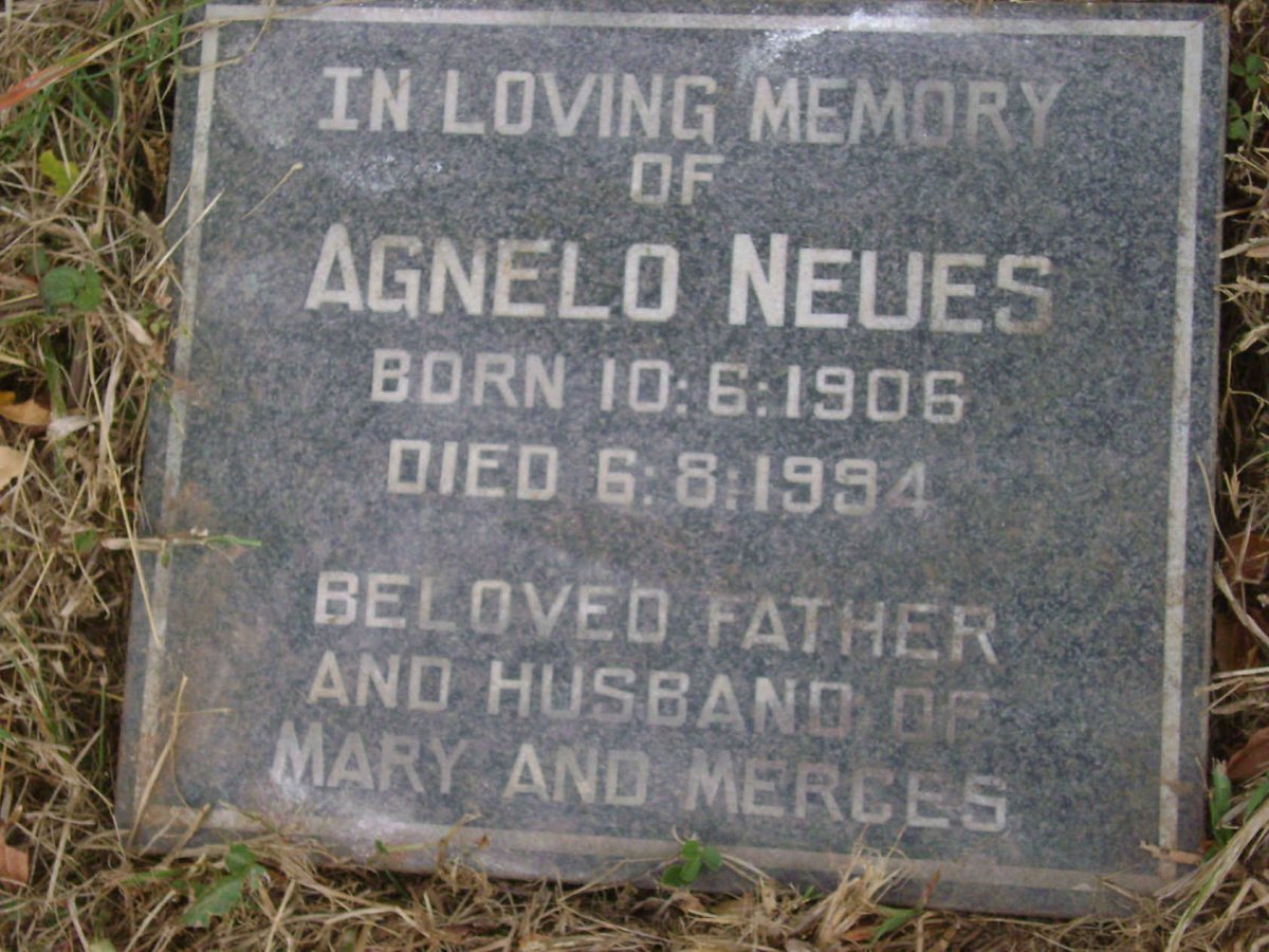 NEUES Angelo 1906-1994