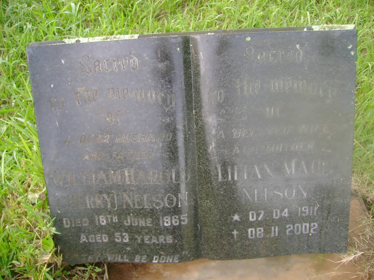 NELSON William Harold -1965 &amp; Lilian Maud 1911-2002