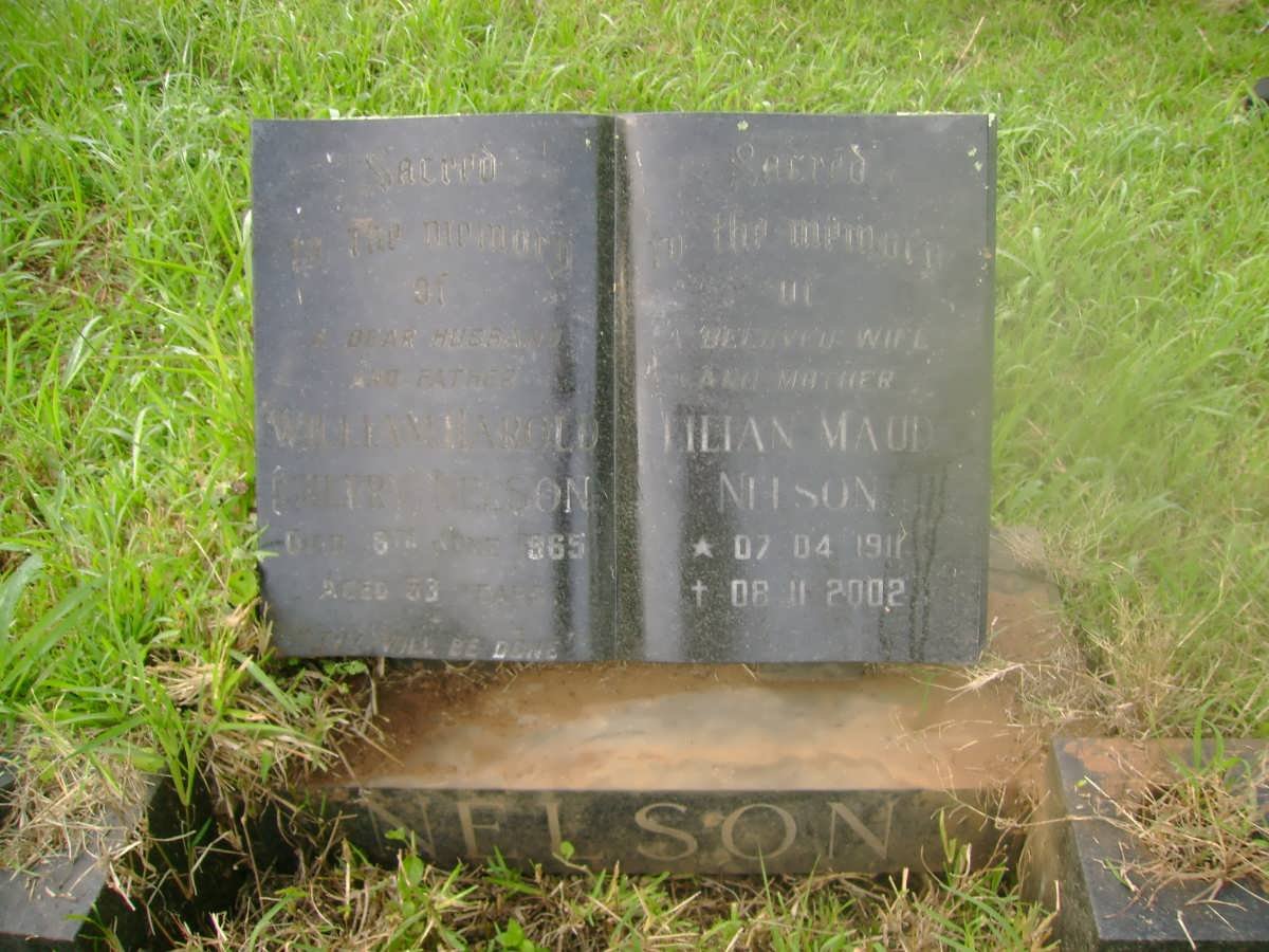 NELSON William Harold -1965 &amp; Lilian Maud 1911-2002