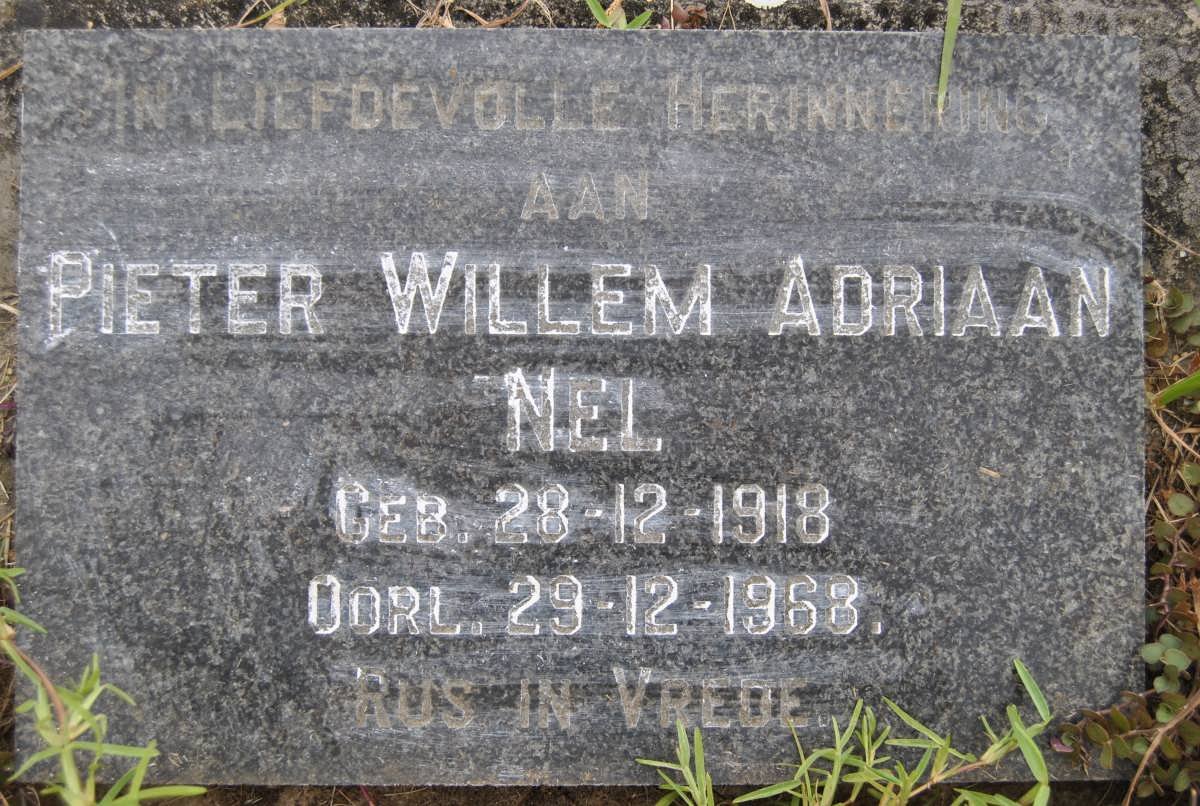 NEL Pieter Willem Adriaan 1918-1968