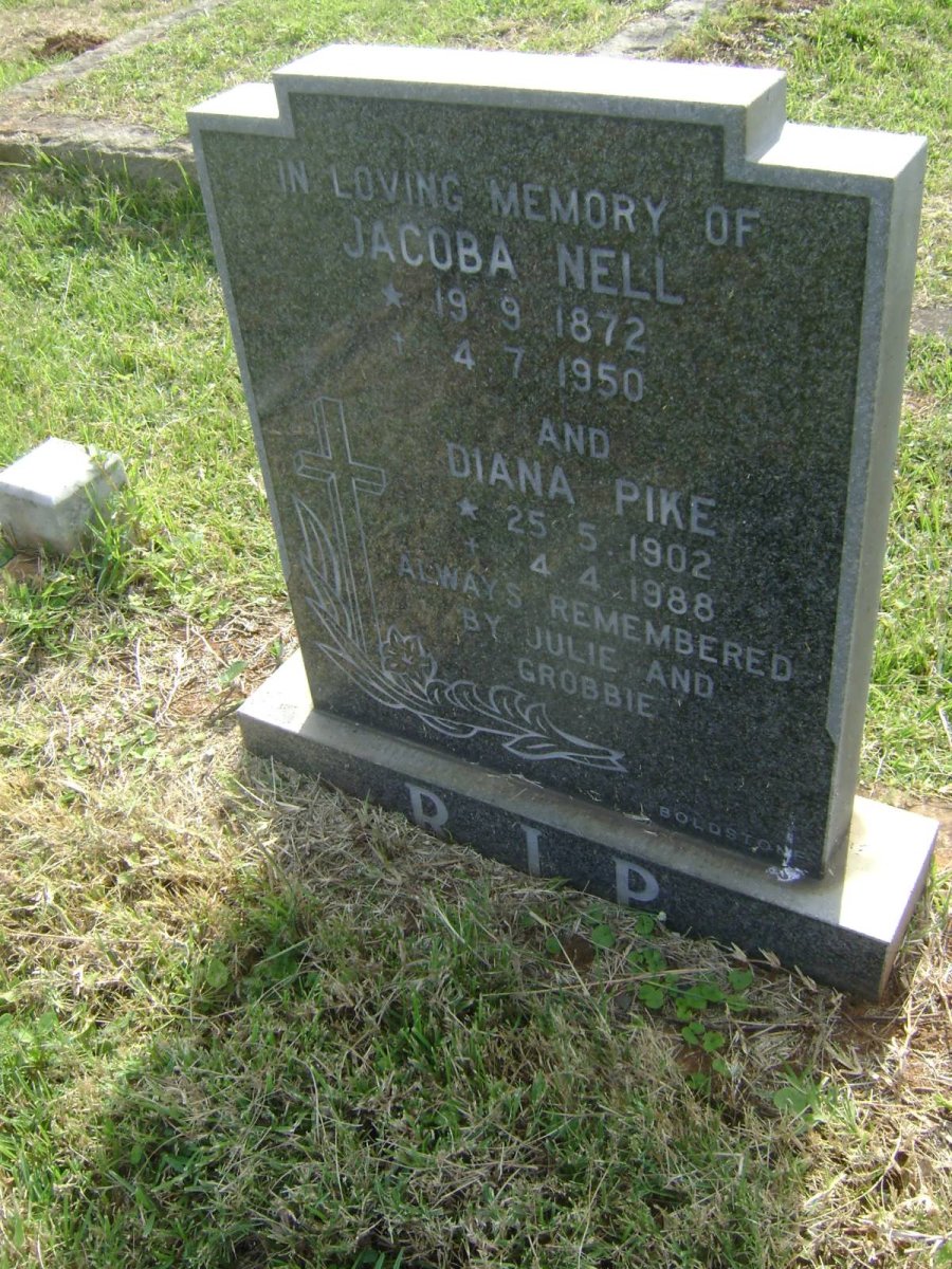NELL Jacoba 1872-1950 :: PIKE Diana 1902-1988