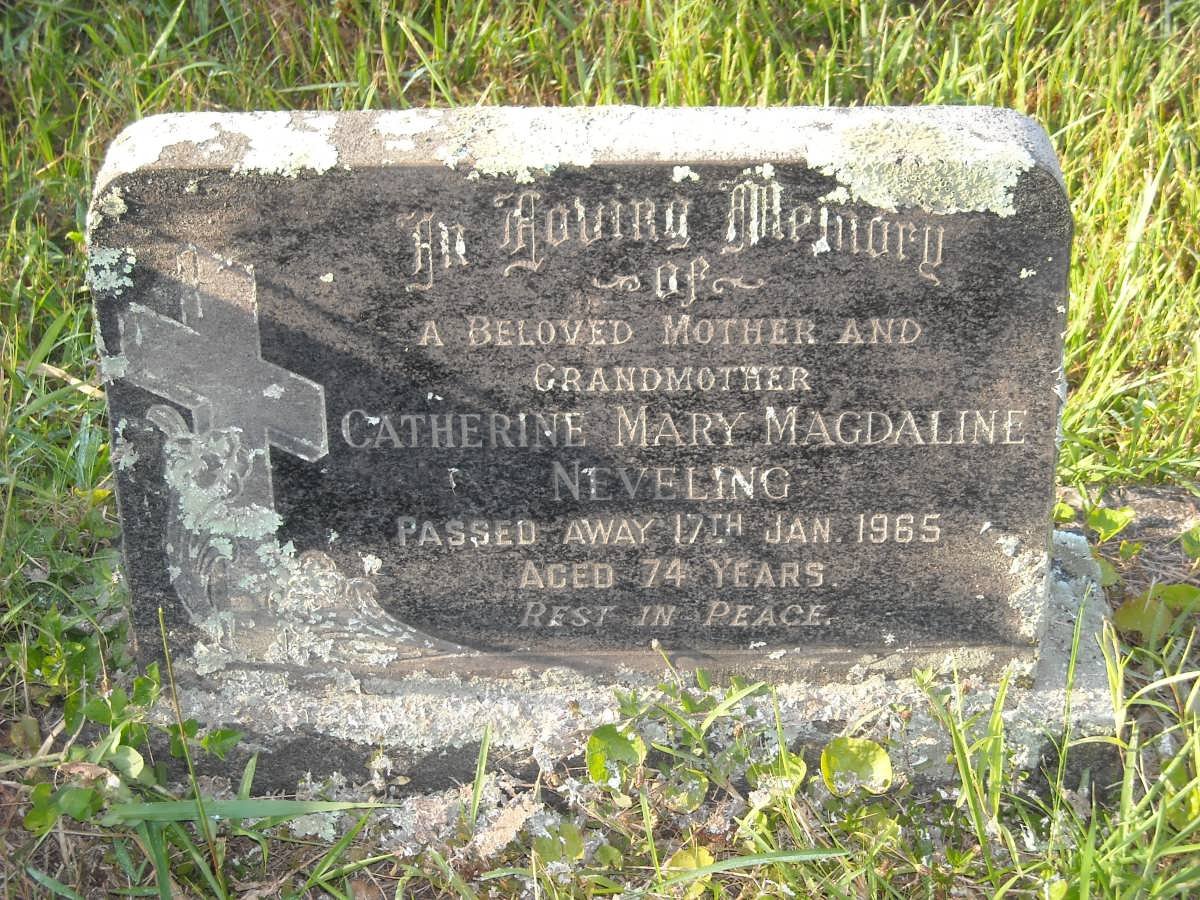 NEVELING Catherine Mary Magdaline -1965