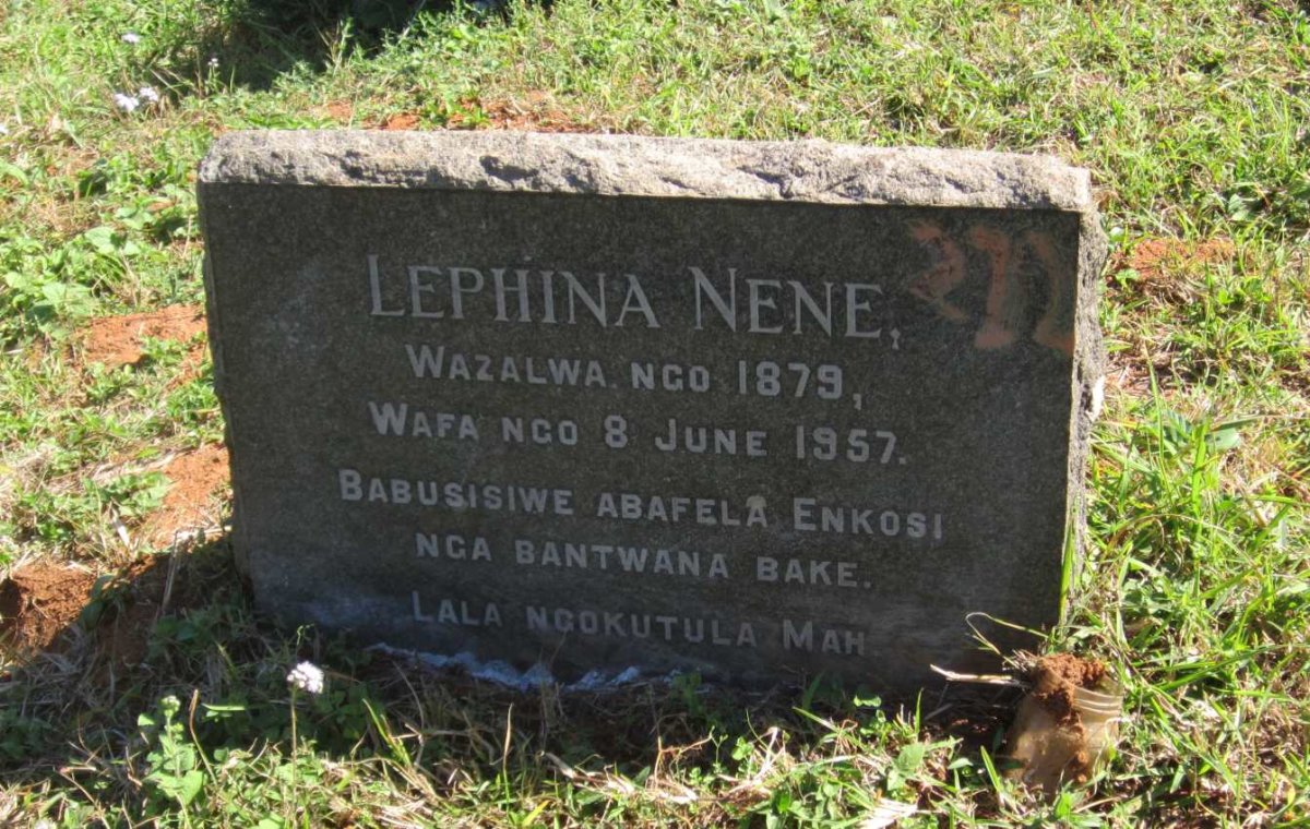 NENE Lephina 1879-1957