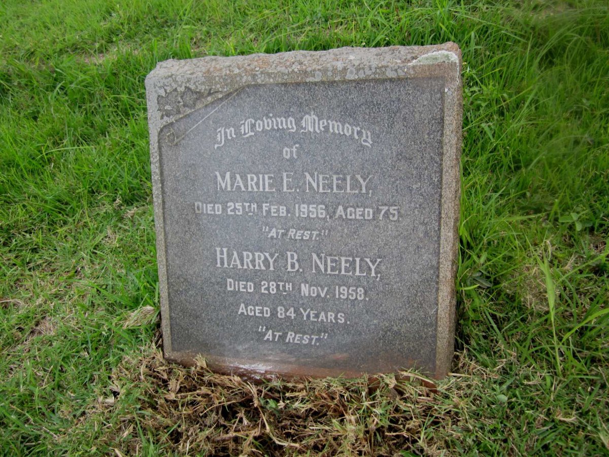 NEELY Harry B. -1958 &amp; Marie E. -1956