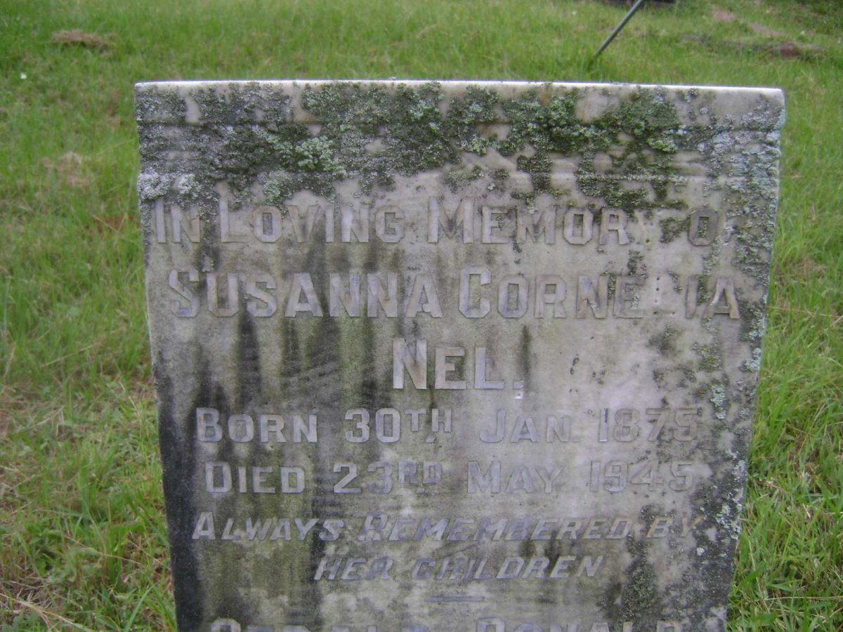 NEL Susanna Cornelia 1875-1945