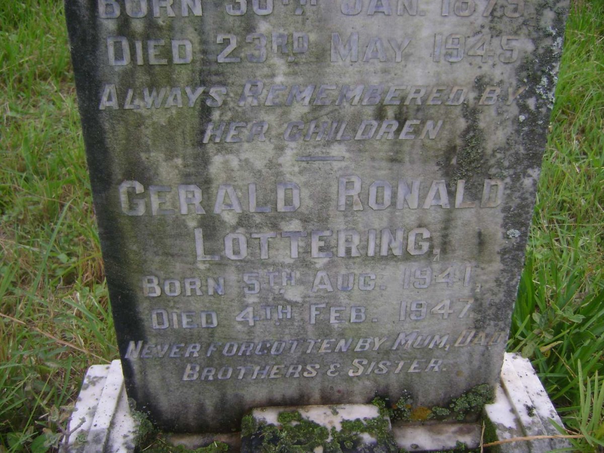 LOTTERING Gerald Ronald 1941-1947