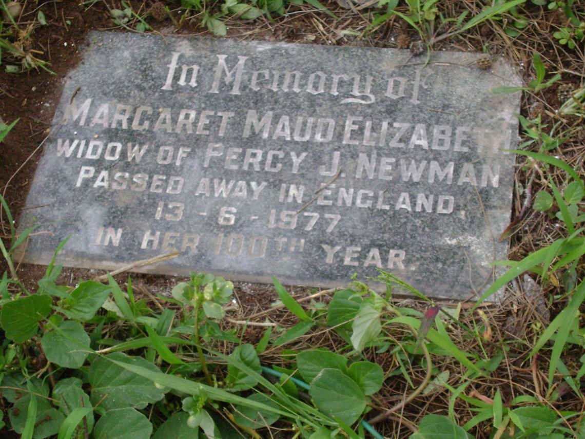 NEWMAN Margaret Maud Elizabeth -1977