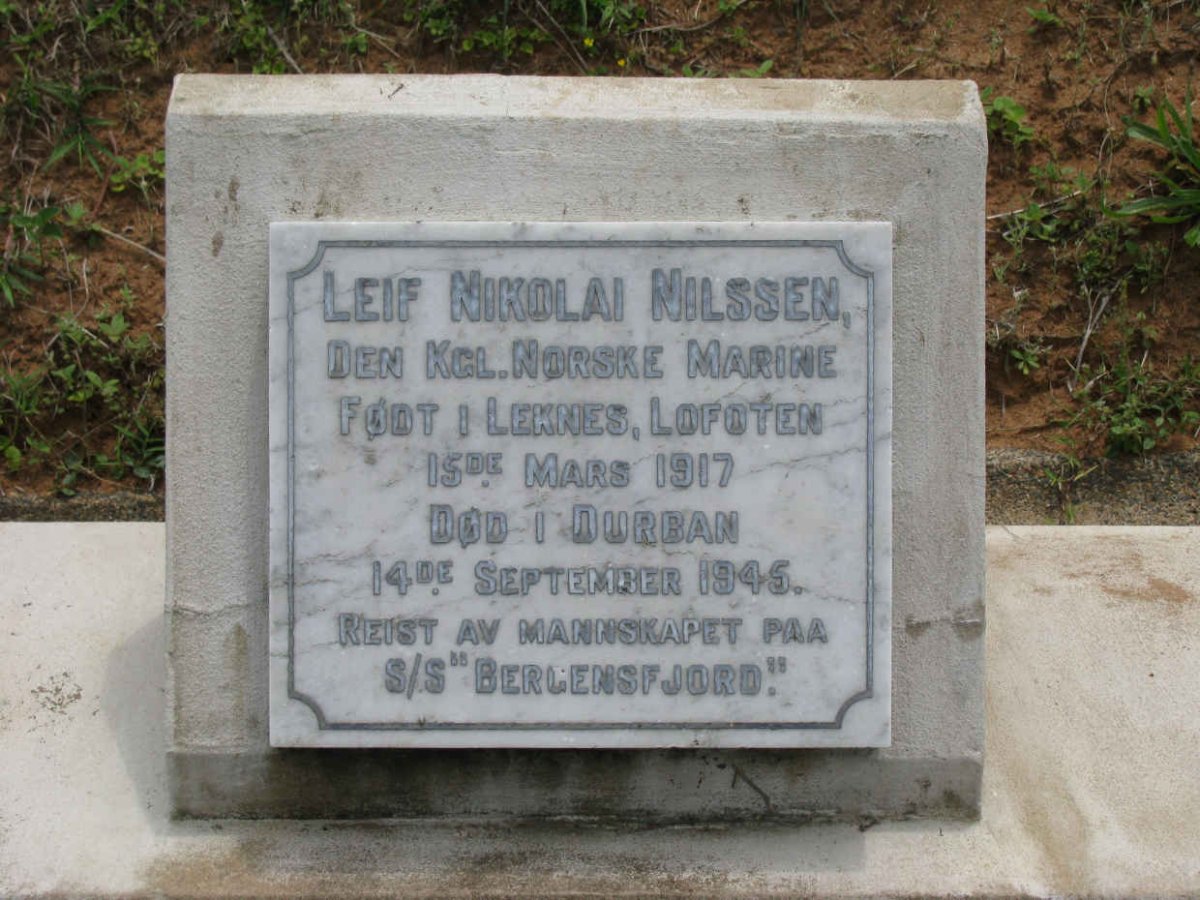 NILSSEN Leif Nikolai 1917-1945