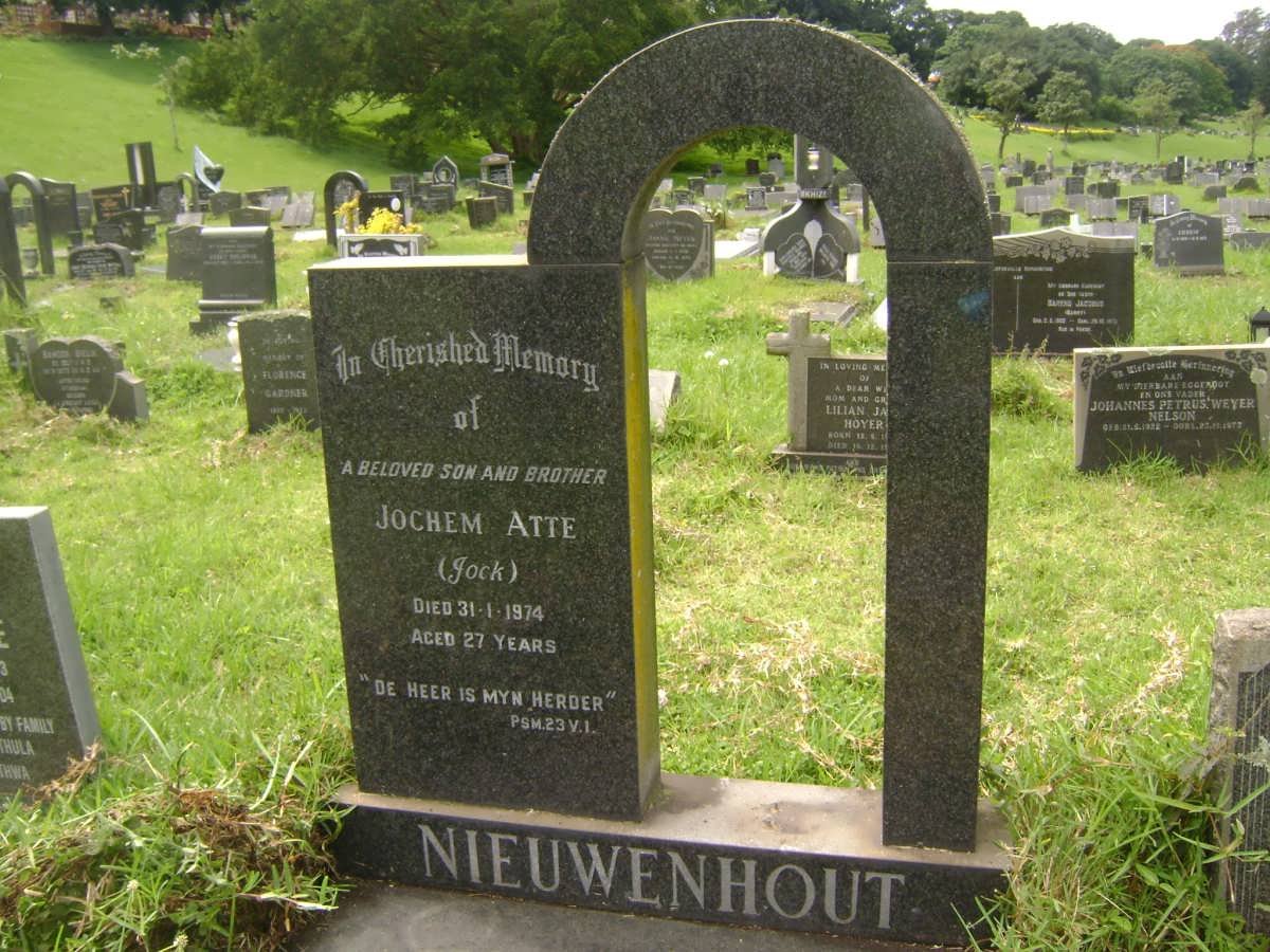 NIEUWENHOUT Jochem Atte -1974
