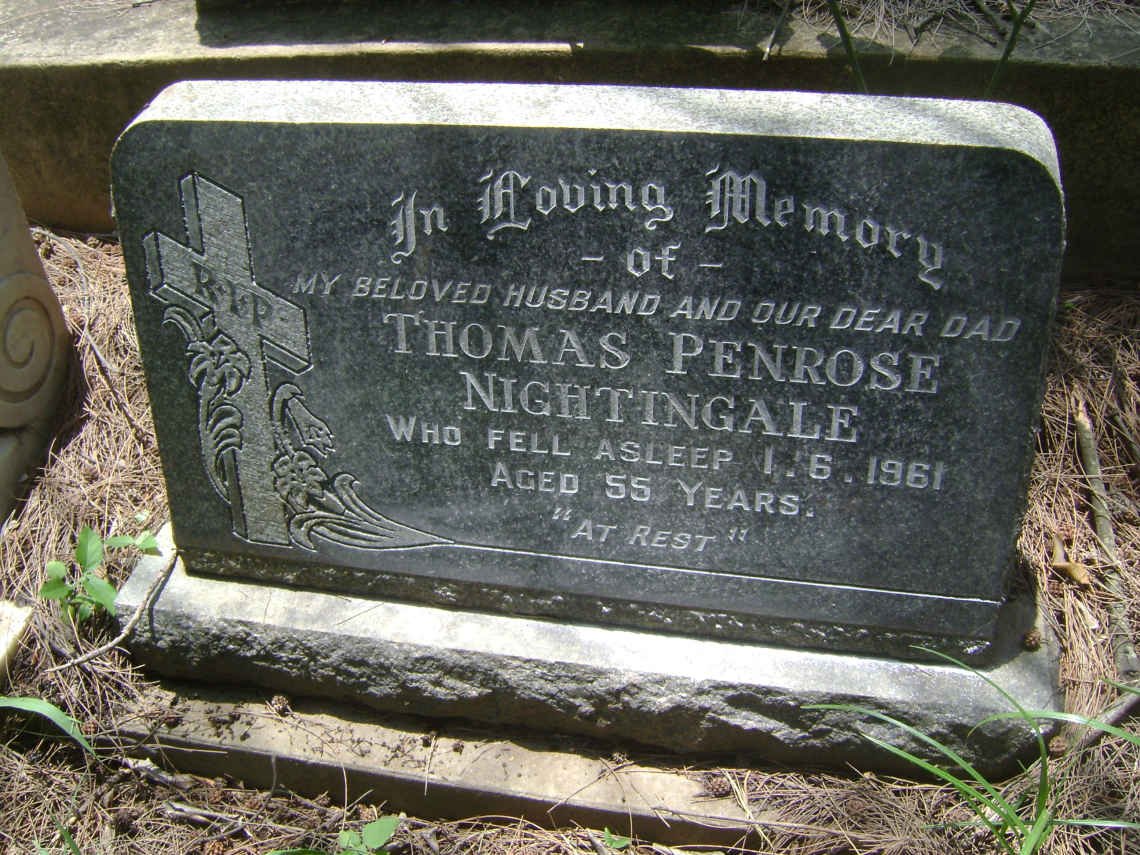 NIGHTINGALE Thomas Penrose -1961