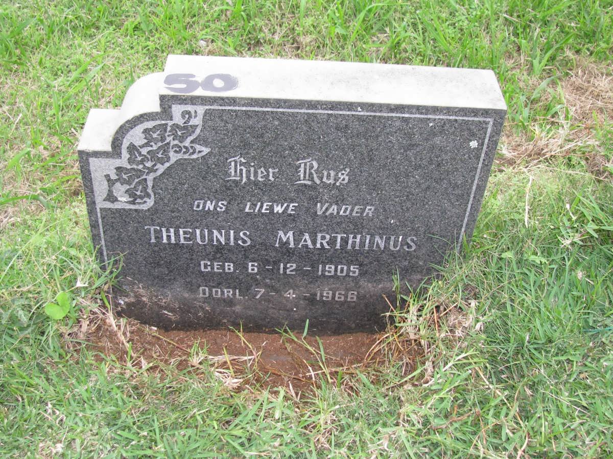 NIEKERK Theunis Marthinus, van 1905-1966
