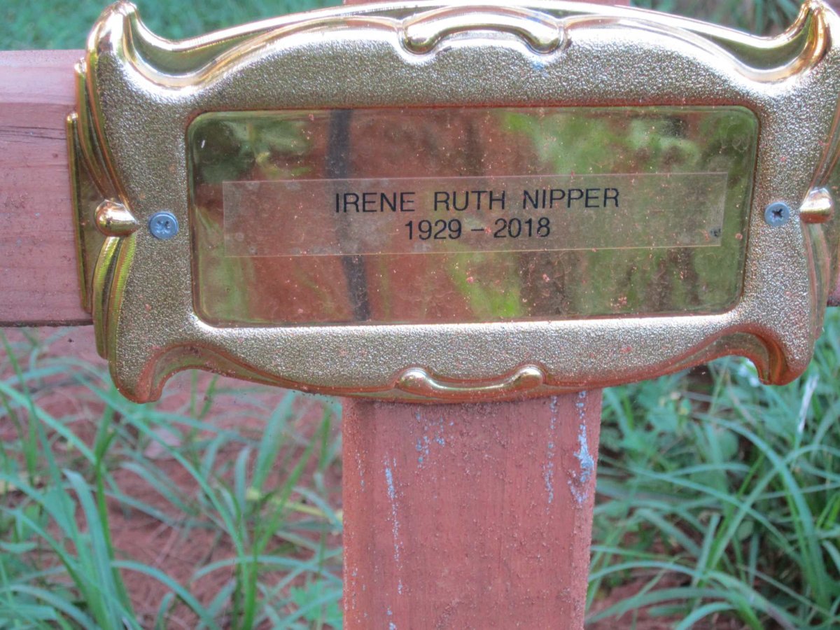NIPPER Irene Ruth 1929-2018