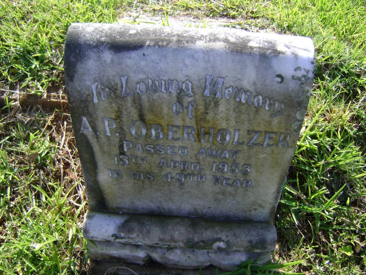 OBERHOLZER A.P. -1953