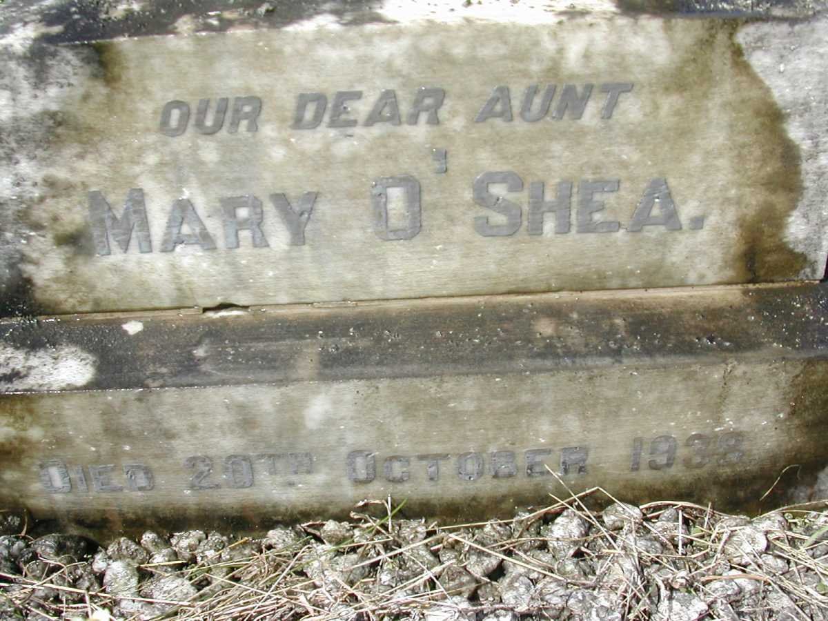 O'SHEA Mary -1938