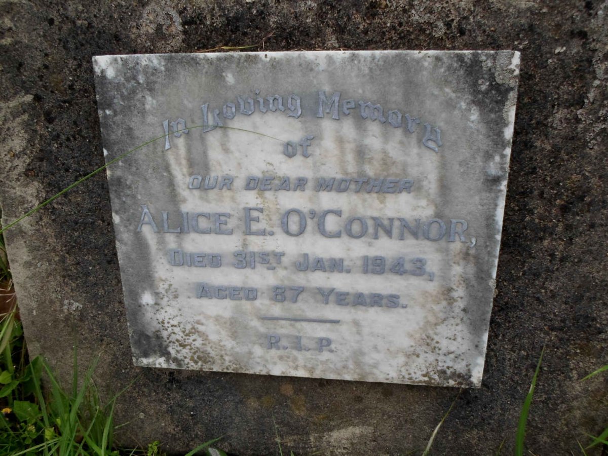 O'CONNOR Alice E. -1943