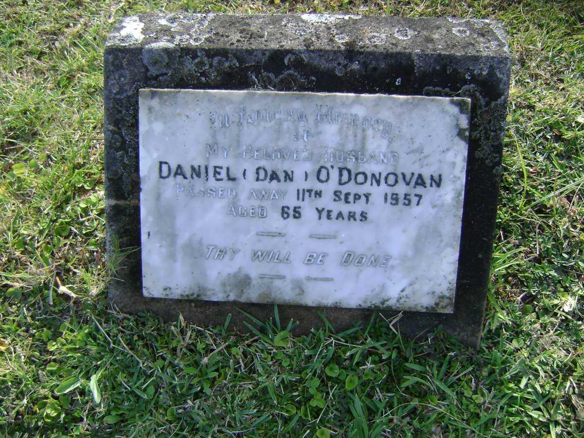O'DONOVAN Daniel -1957