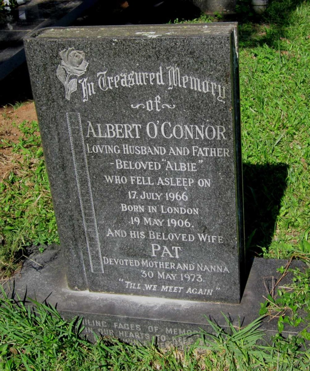 O'CONNOR Albert 1906-1966 &amp; Pat -1973