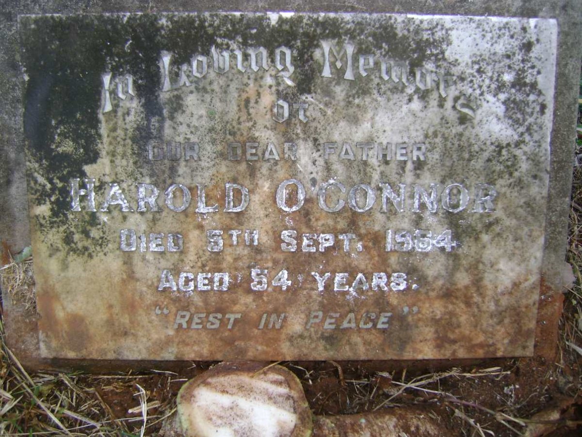 O'CONNOR Harold -1964
