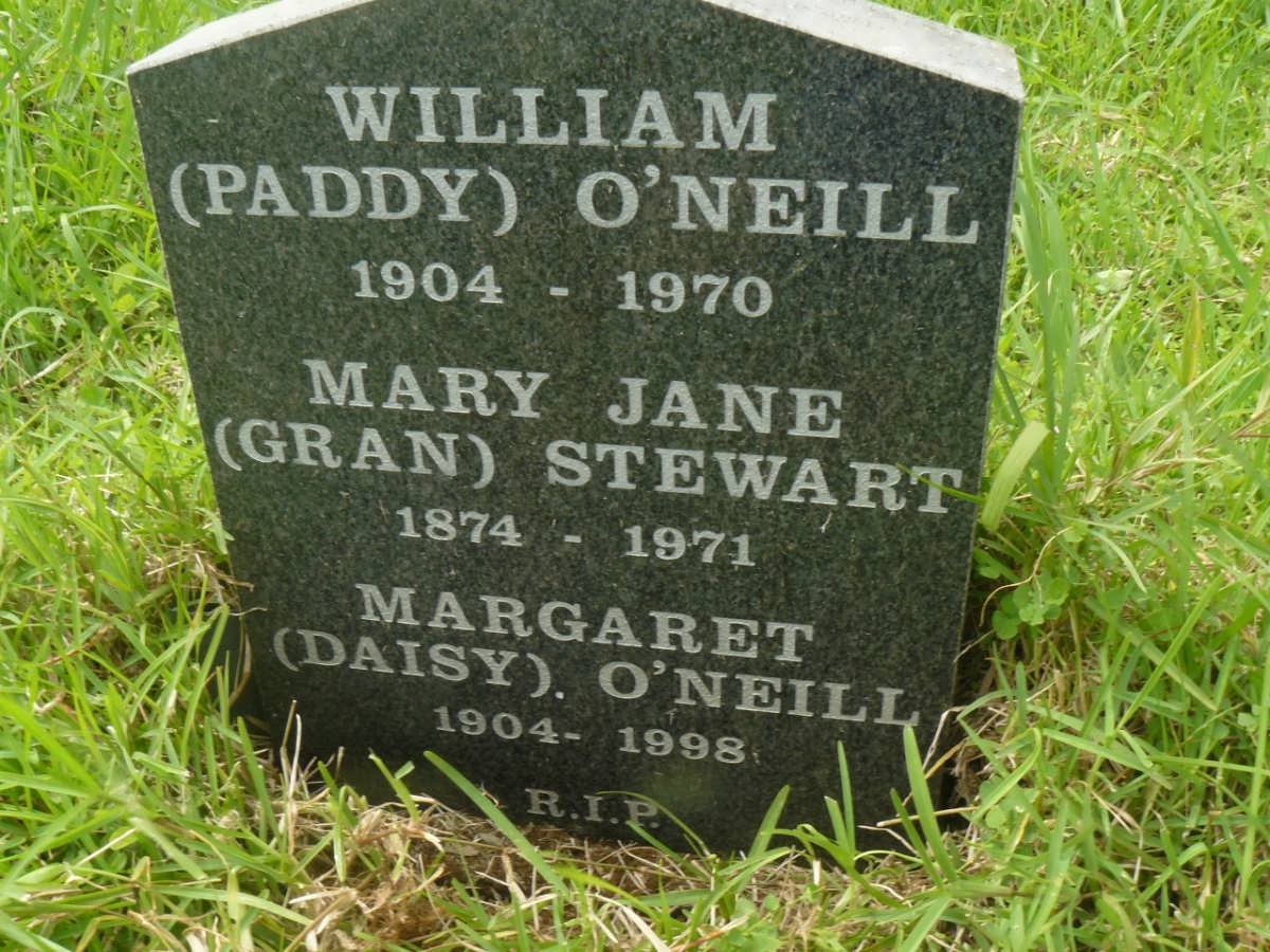O'NEILL William 1904-1970 &amp; Margaret 1904-1998 :: O'NEILL Mary Jane 1874-1971