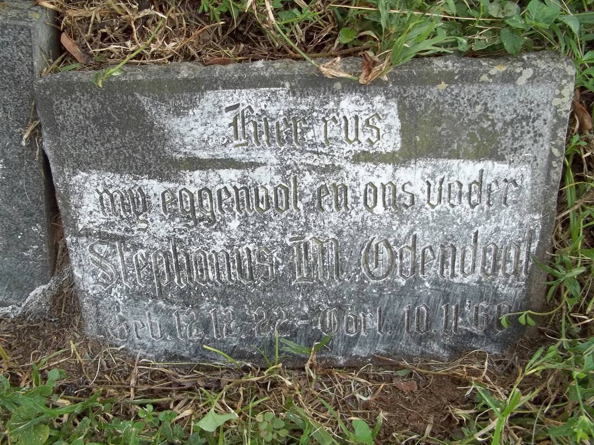 ODENDAAL Stephanus M. 1922-1960 &amp; Nellie 1931-1991