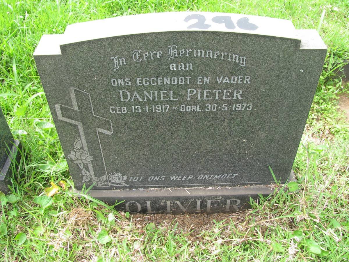OLIVIER Daniel Pieter 1917-1973