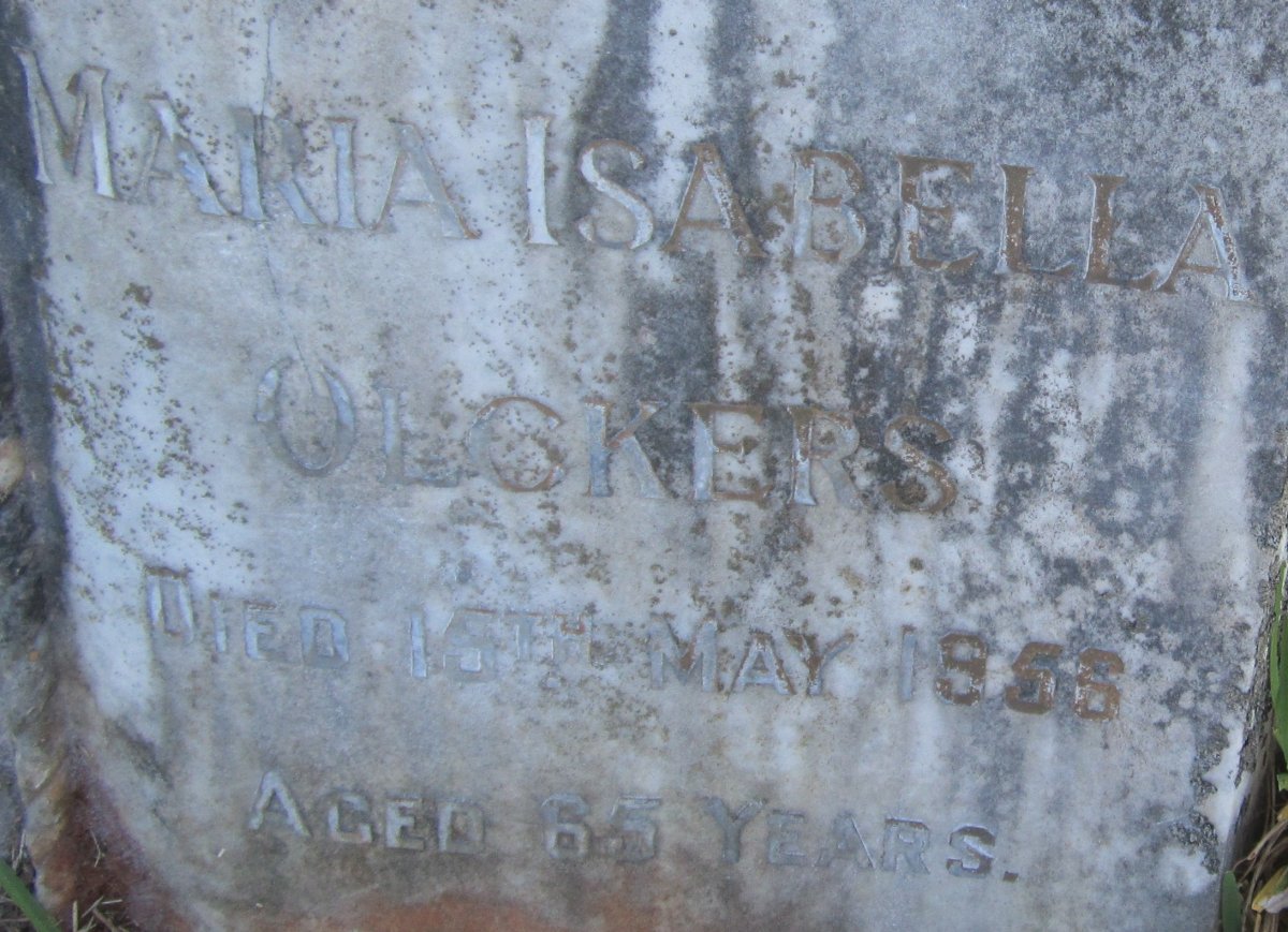 OLCKERS Maria Isabella -1956