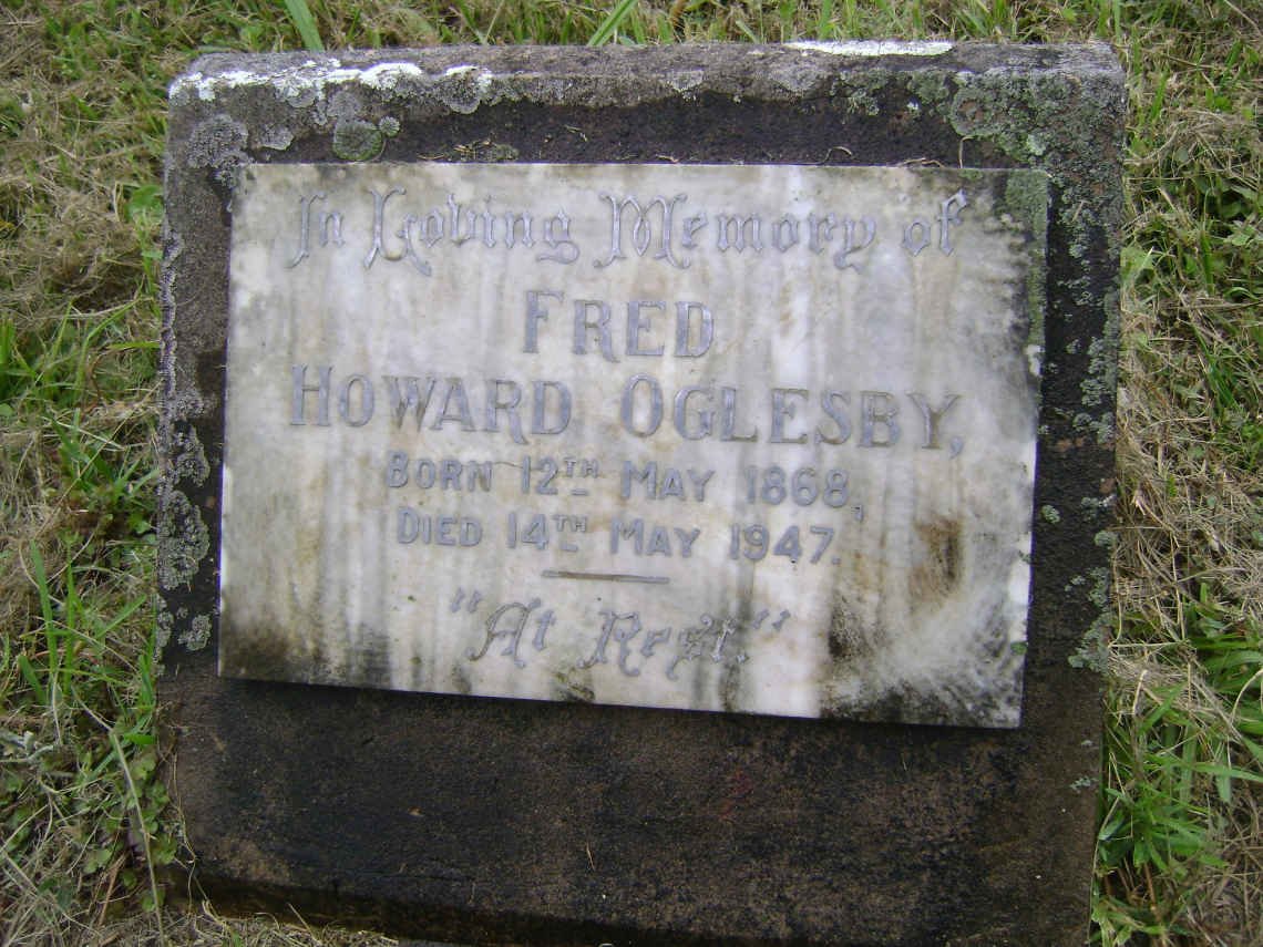 OGLESBY Fred Howard 1868-1947