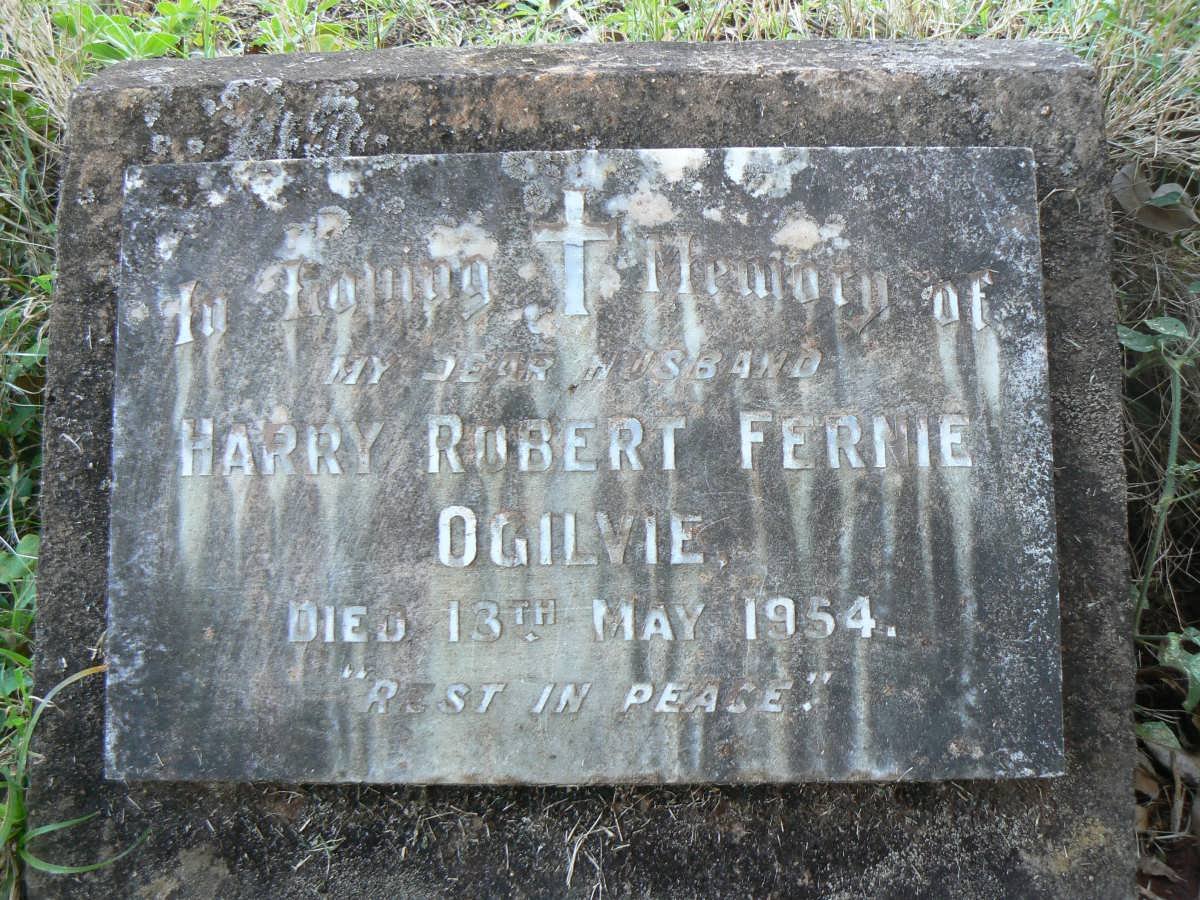 OGILVIE Harry Robert Fernie -1954