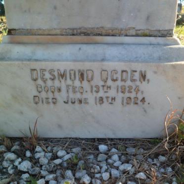 OGDEN Desmond 1924-1924