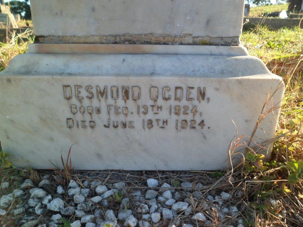 OGDEN Desmond 1924-1924