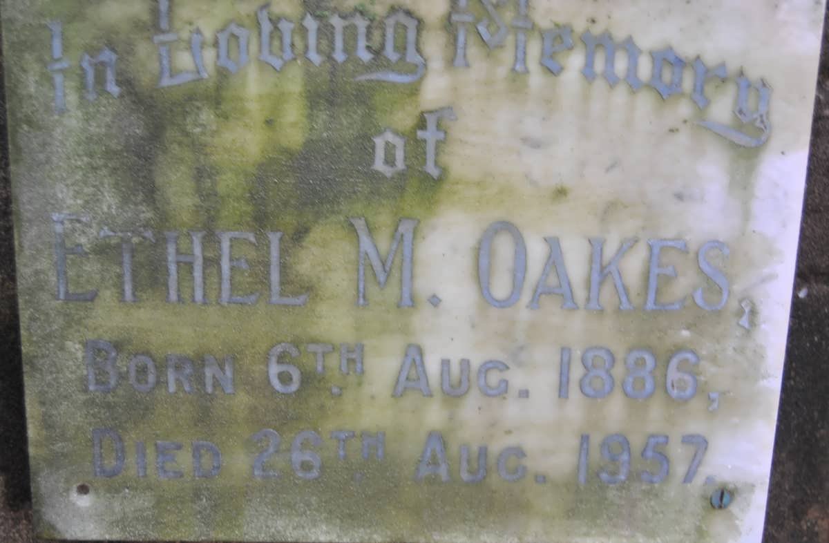OAKES Ethel M. 1886-1957
