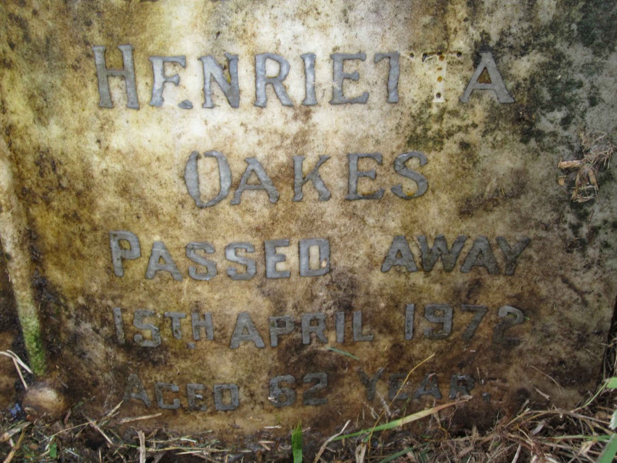 OAKES Henrietta -1972