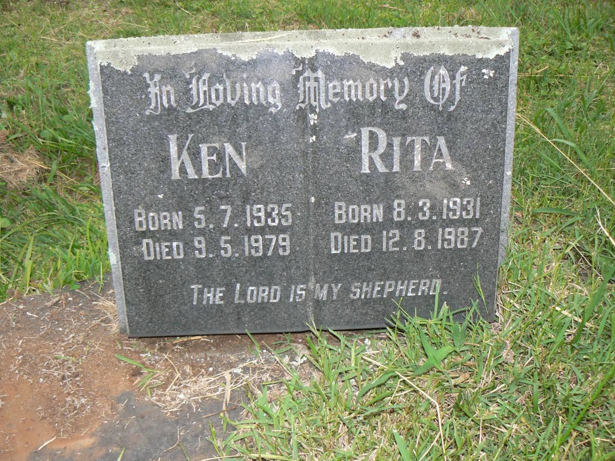 OELOFSE Ken 1935-1979 &amp; Rita 1931-1987