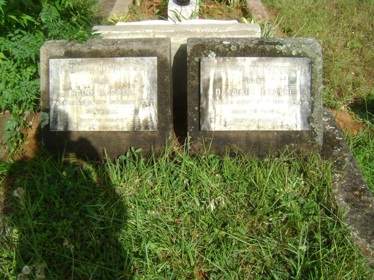 OERTEL Octavius -1959 &amp; Maud -1952