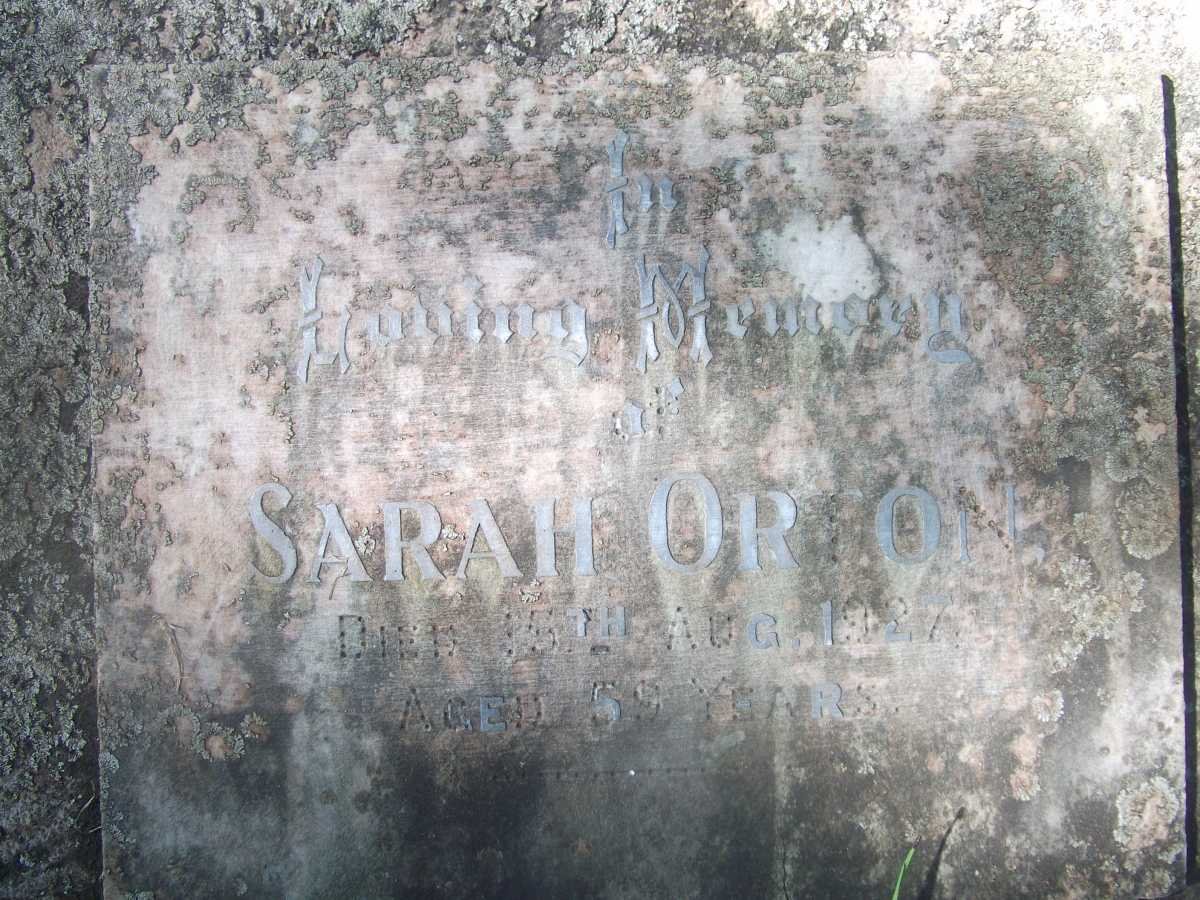 ORTON Sarah -1927