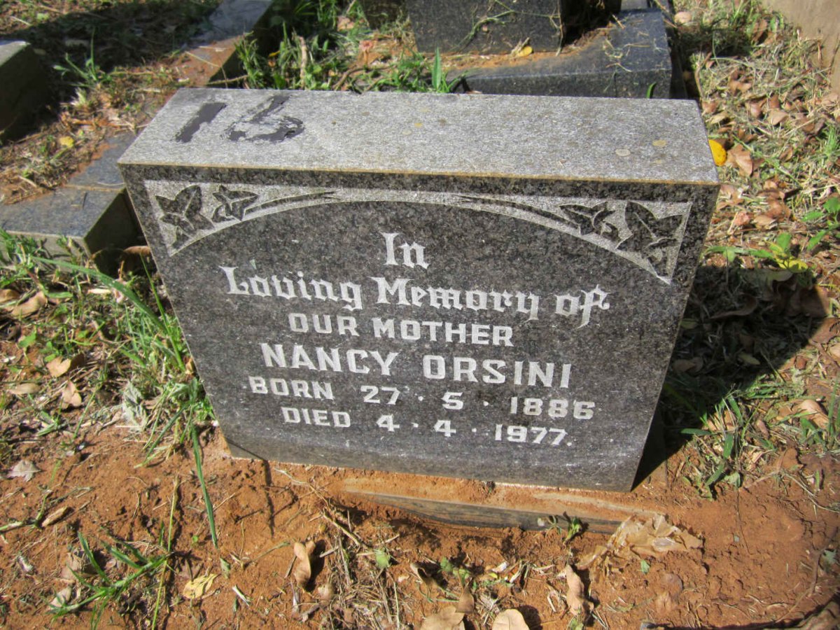 ORSINI Nancy 1886-1977