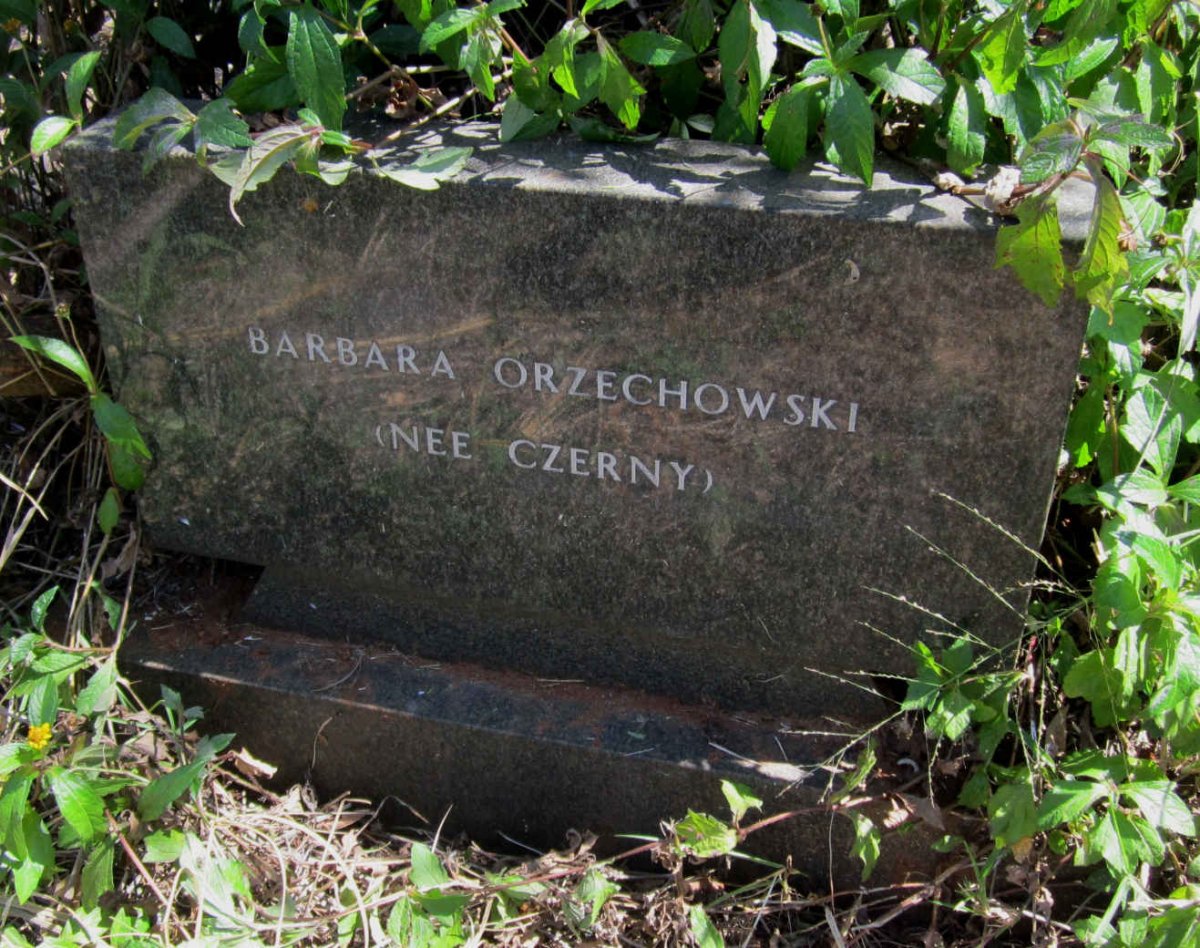 ORZECHOWSKI Barbara Maria Janina nee CZERNY -1972