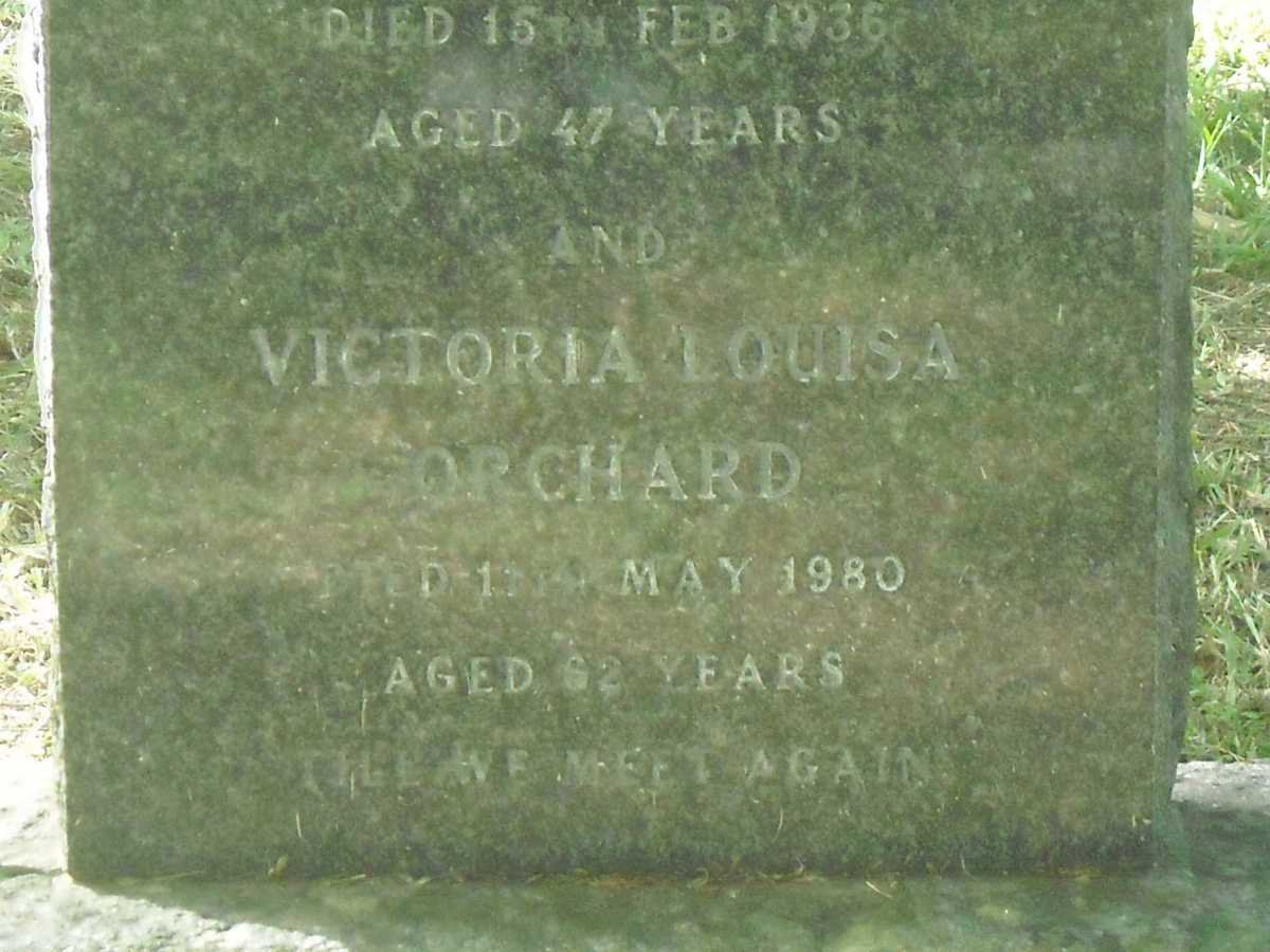 ORCHARD Victoria Louisa -1980