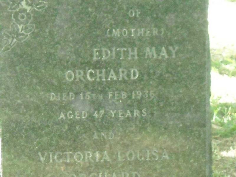 ORCHARD Edith May -1936