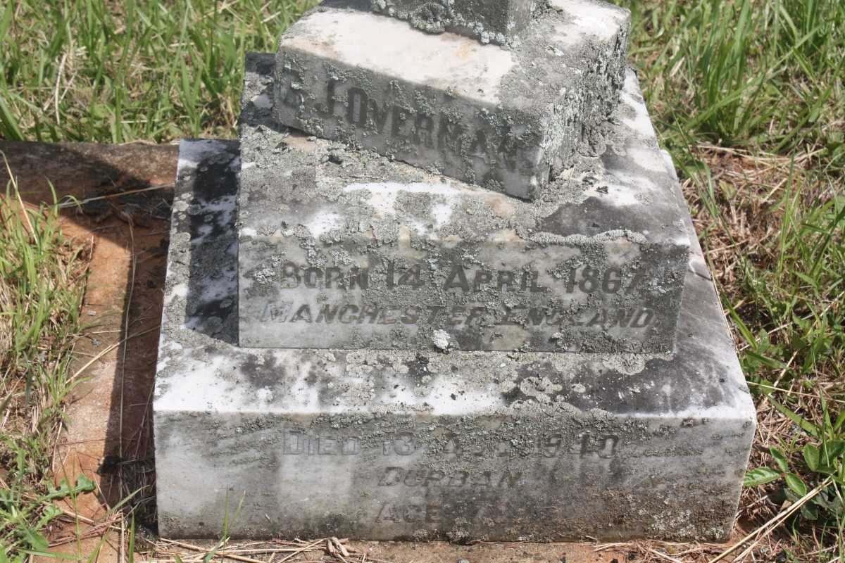 OVERMAN G. J. 1867-1940