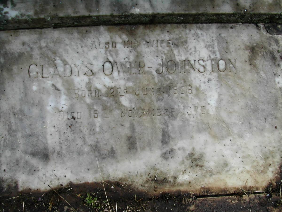 OWER-JOHNSTON Gladys 1906-1970