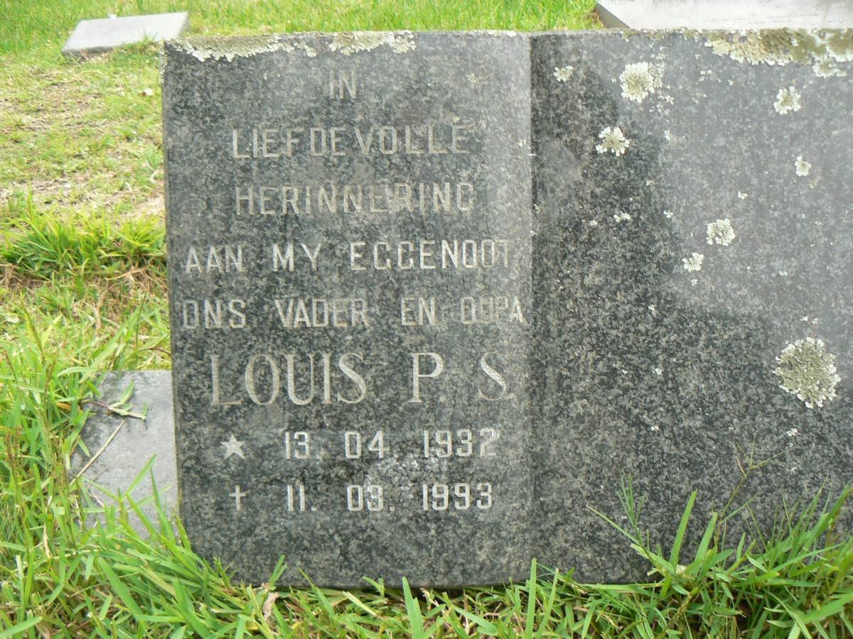 PLESSIS Louis P.S., du 1932-1993