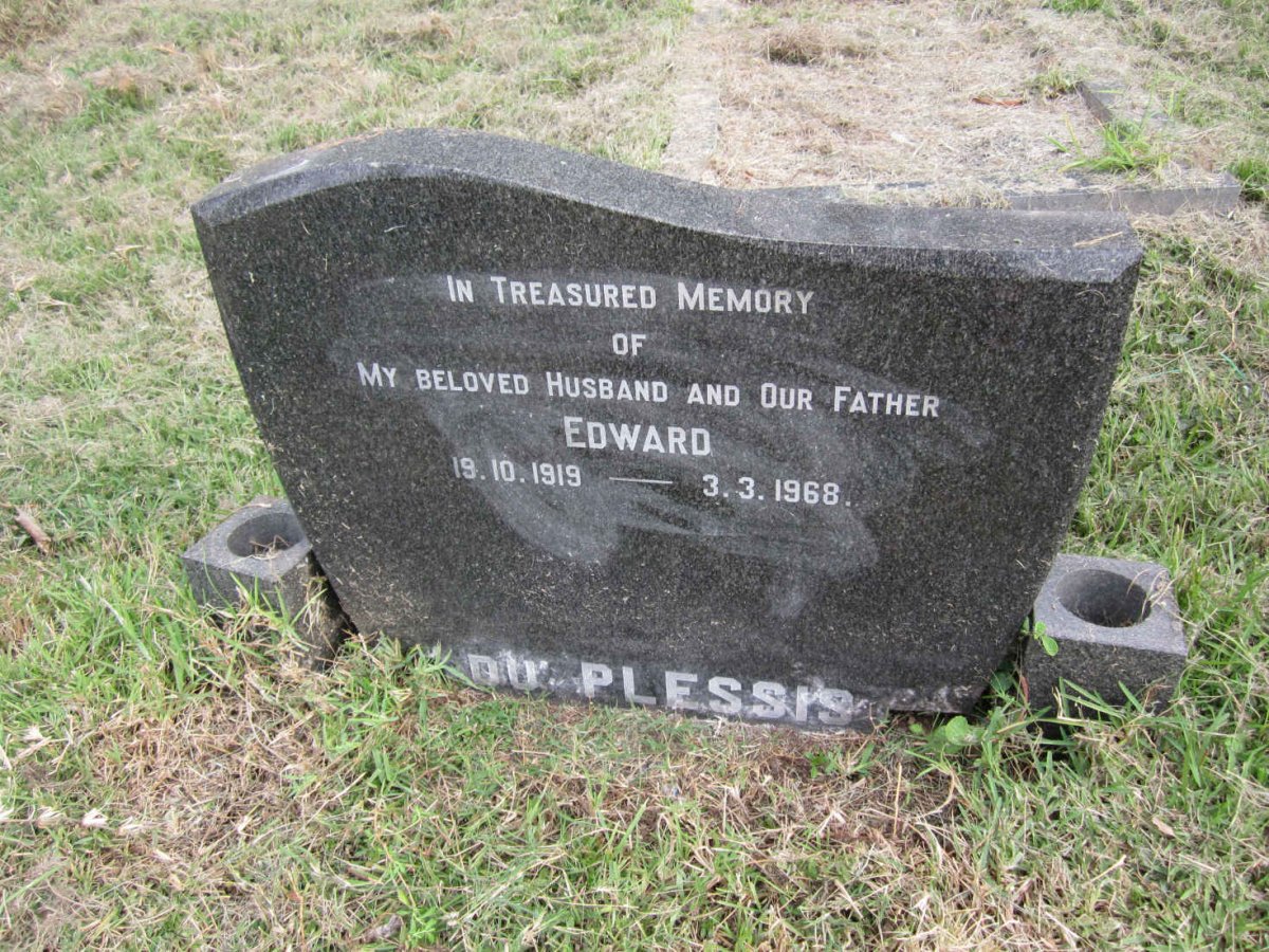 PLESSIS Edward, du 1919-1968