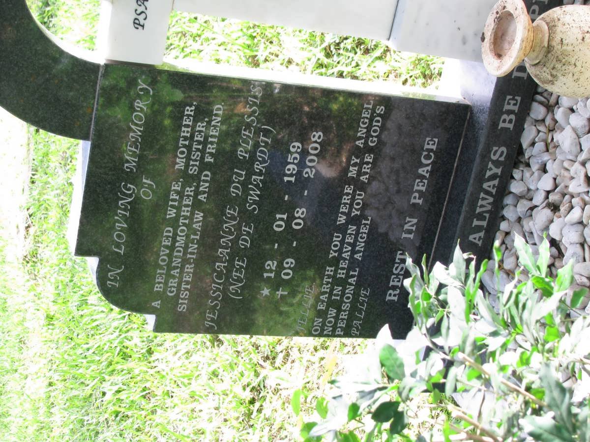 PLESSIS Jessica-Anne, du nee DE SWARDT 1959-2008 