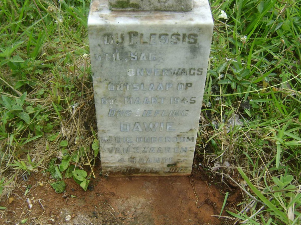 PLESSIS Dawie, du -1945